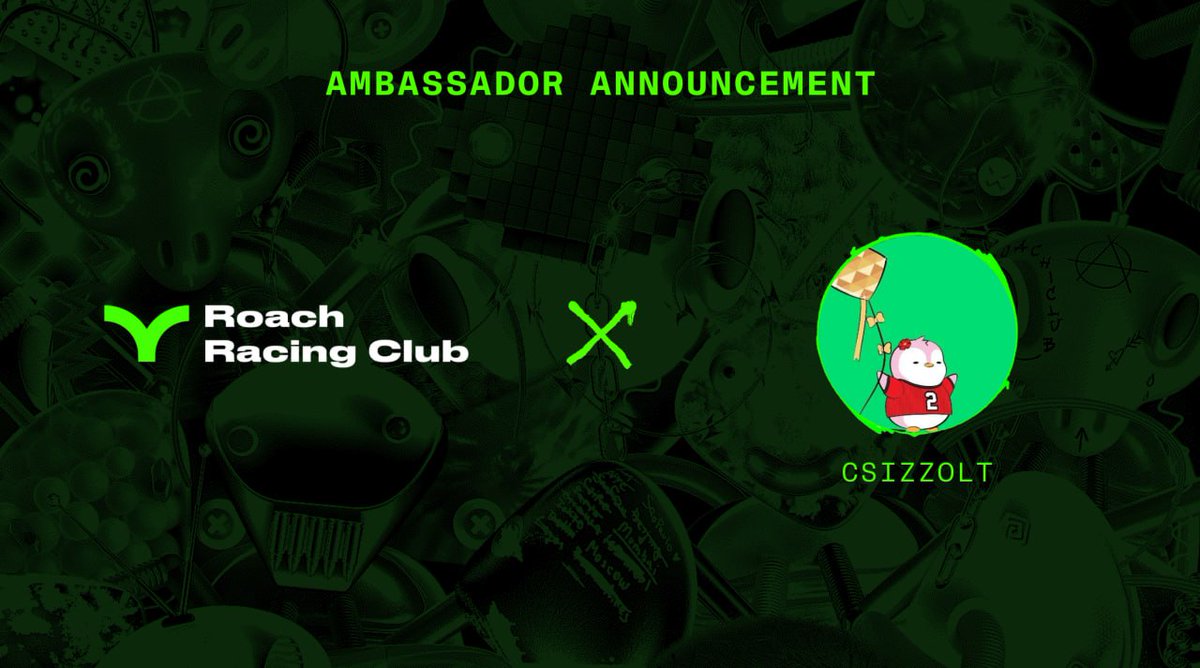 csizzolt (@csizzolt) on Twitter photo 🎉 I’m super excited to announce that I’ve officially become an <a href="/RoachRacingClub/">Roach Racing Club</a> Ambassador! 🎉
Race roaches, earn Abstract XP, and get project tokens at TGE👌(yes, there will be an airdrop😉)
Start free, claim your first roach, earn $MTGN, and upgrade it so you can launch more 🎉 I’m super excited to announce that I’ve officially become an <a href="/RoachRacingClub/">Roach Racing Club</a> Ambassador! 🎉
Race roaches, earn Abstract XP, and get project tokens at TGE👌(yes, there will be an airdrop😉)
Start free, claim your first roach, earn $MTGN, and upgrade it so you can launch more