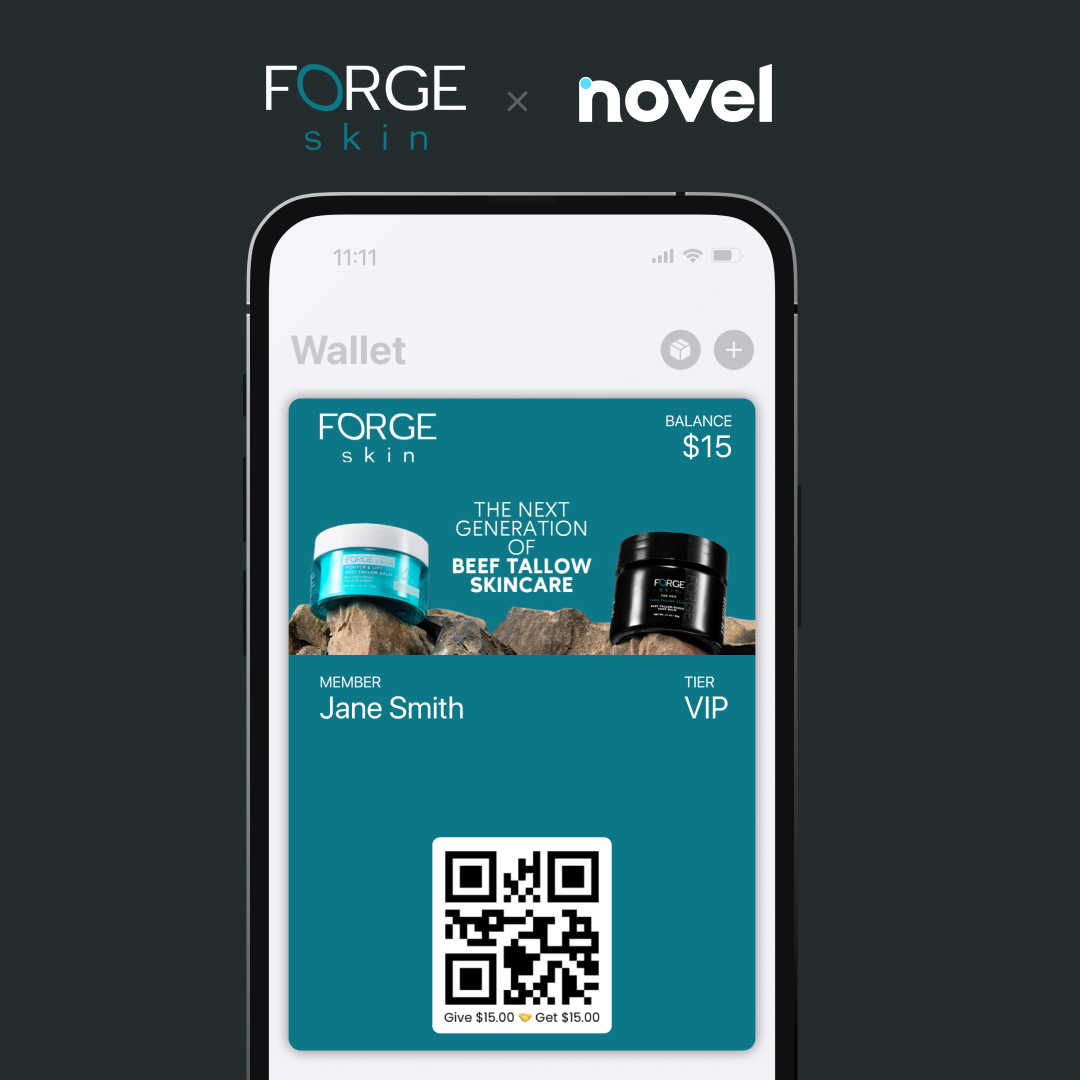 Our latest partner, Forge Skin is revolutionizing skincare and we’re here for it.

They wanted to build onto their loyalty and retention efforts with wallet passes. How? With each purchase, they offer store credit for the next one, creating an endless loop of incentives for