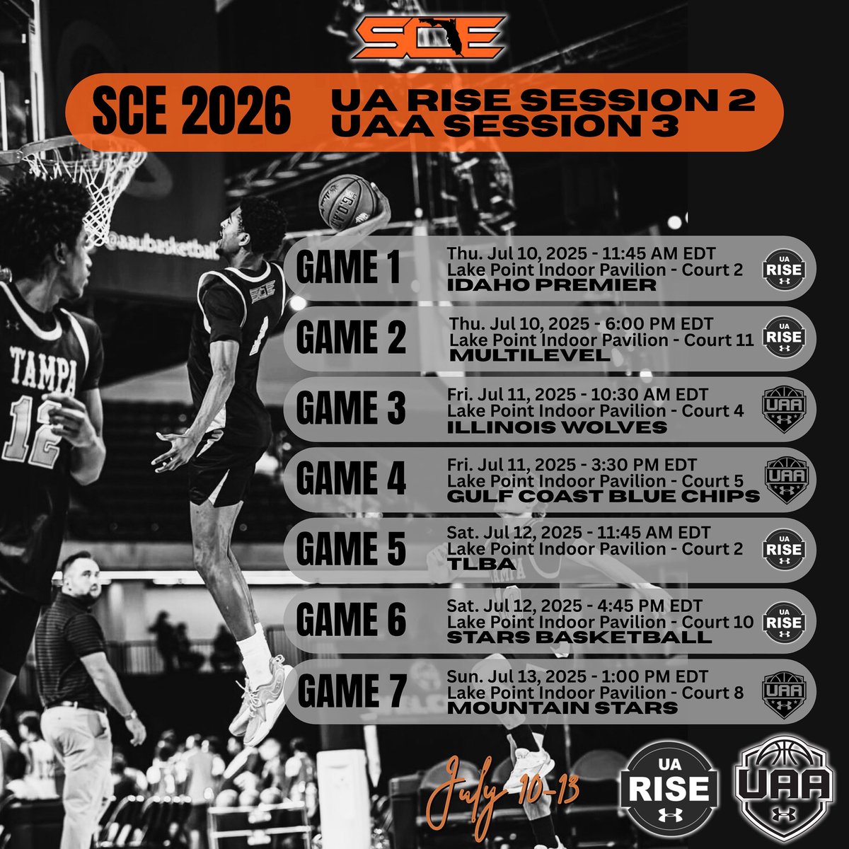 coachjoephilon's tweet image. Skills Center Elite UA 2026 is playing in Atlanta this weekend at the LakePoint Sports Pavilion . If you’re in the area come through!! Tell 3 friends!