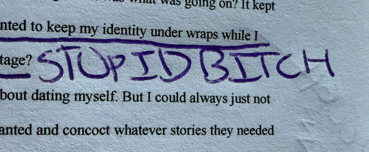 dannysdaydreams's tweet image. When you let your IRL boyfriend read and annotate your book 👀 #UnhingedPit #OS #LGBTQ #romdram