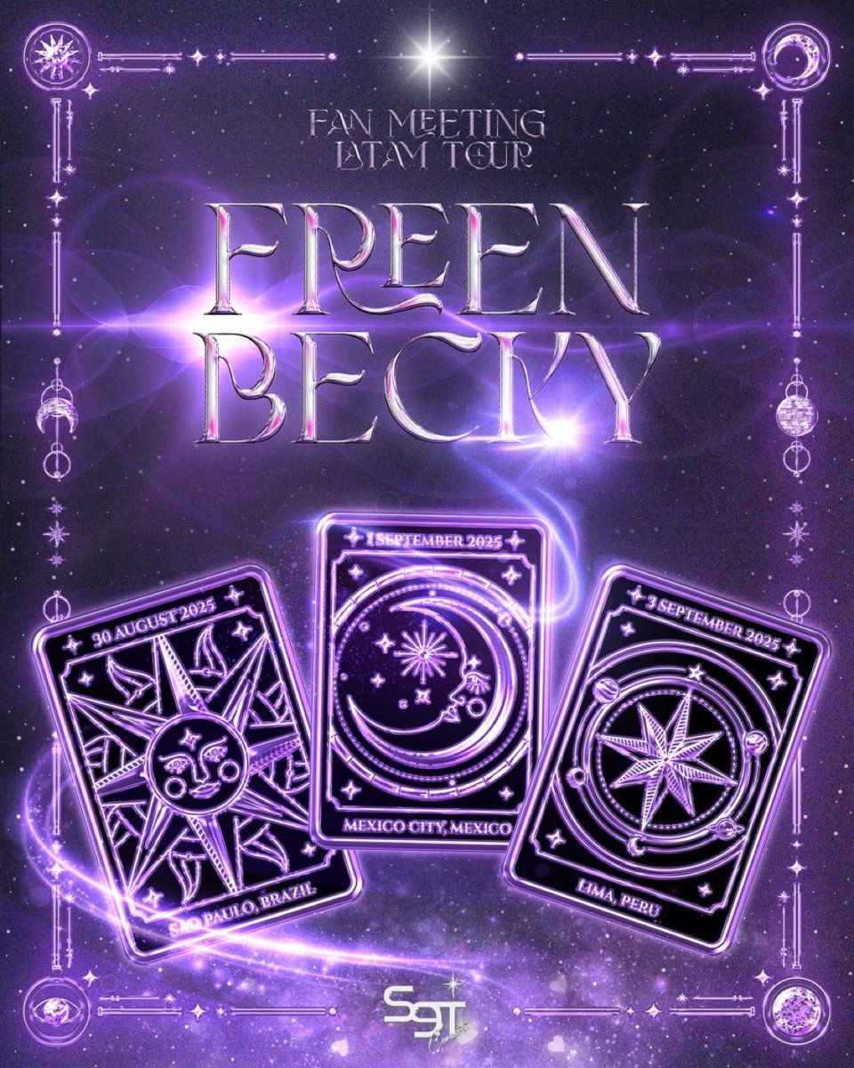 EU TO PASSANDO MAL!!!
VEM FREENBECKY MEUS AMORES 

🇧🇷 Sao Paulo, Brazil — 30 AUG 2025
🇲🇽 Mexico City, Mexico — 1 SEP 2025
🇵🇪 Lima, Peru — 3 SEP 2025

#S9TConcert
#FreenBeckyLatamTour
#FreenBecky #ฟรีนเบค
#srchafreen #Beckysangels