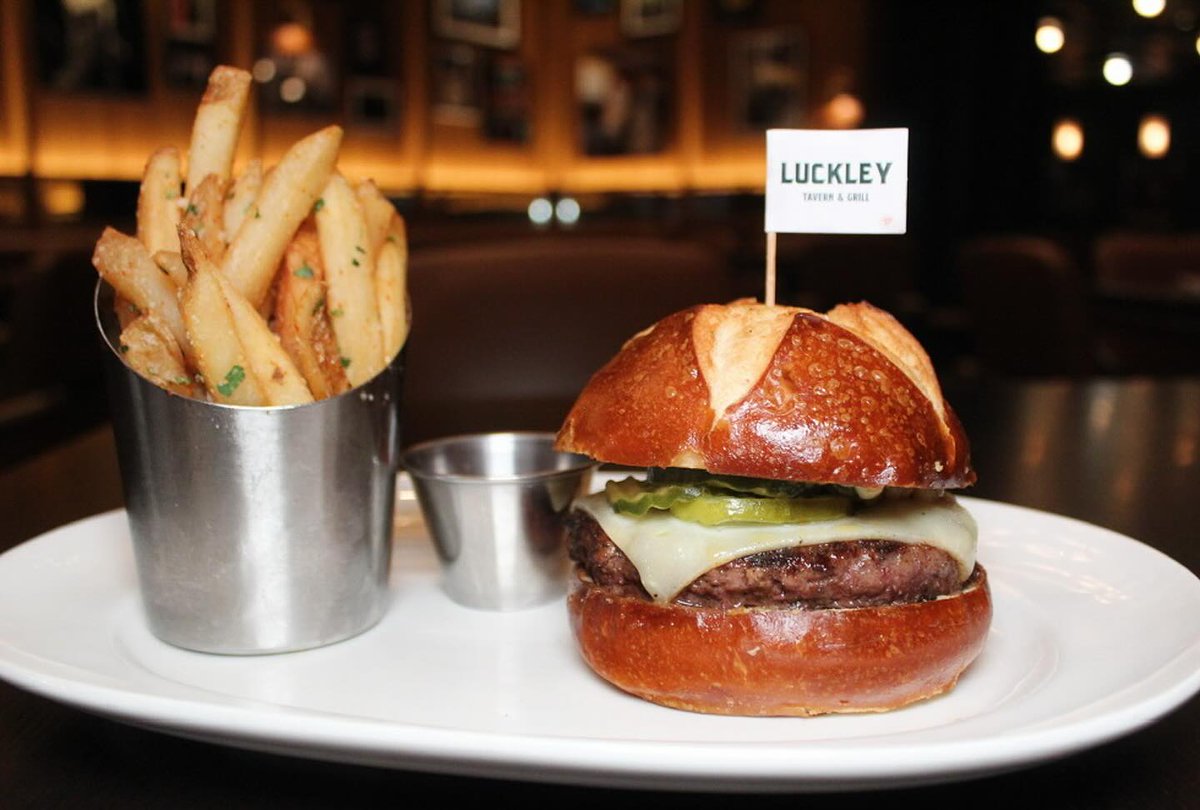 Rio Hotel & Casino Las Vegas (@riovegas) on Twitter photo "Served with cheese, onions, and a pretzel bun, it's a simple presentation that really allows the beef to take center stage."
Thanks for coming by to try the Wagyu Burger at Luckley Tavern & Grill, <a href="/TastingTable/">Tasting Table</a>
Read More: tastingtable.com/1897693/best-h… "Served with cheese, onions, and a pretzel bun, it's a simple presentation that really allows the beef to take center stage."
Thanks for coming by to try the Wagyu Burger at Luckley Tavern & Grill, <a href="/TastingTable/">Tasting Table</a>
Read More: tastingtable.com/1897693/best-h…