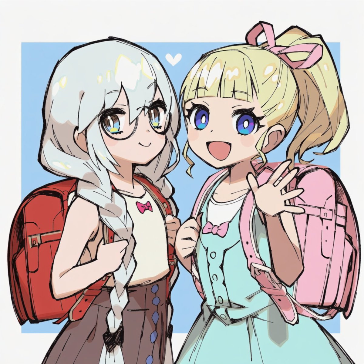 0ldd0r0thy's tweet image. 「行ってきます。」 アステーリャ&amp;amp;リゼット。 #遊戯王OCG #白き森