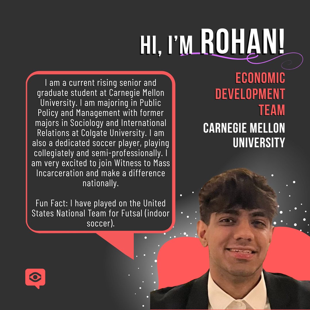 We're so excited to introduce some of our summer interns! Meet Anya, Bianca, and Rohan, who all work for the economic development team to support Witness' mission. <a href="/witnesstomi/">WitnesstoMassIncarceration</a>  @myboobooshoodies  #fip #nonprofit #formerlyincarcerated #entrepreneurs #reentry #summerinternships