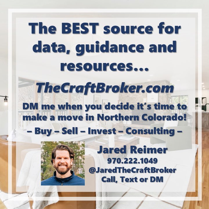 TheCraftBroker's tweet photo. A MUCH NEEDED “STABLE” JUNE IN NOCO REAL ESTATE

Full Post: https://t.co/PhhLhe3m1b https://t.co/qD5aWt4iWm