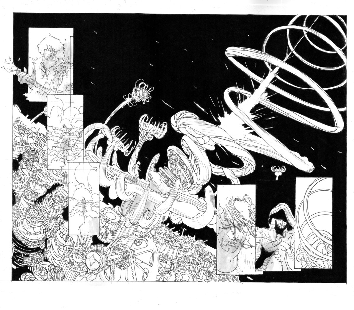 Kinetic Collectibles (@collectkinetic) on Twitter photo New <a href="/an_anandrk/">Anand Radhakrishnan</a> RESURRECTION MAN original art from issues #3 & 4 is available now at AnandRK.store!
As the series reaches it’s middle point, the intensity reaches new heights and Anand delivers some of his most gorgeous and ambitious art yet! New <a href="/an_anandrk/">Anand Radhakrishnan</a> RESURRECTION MAN original art from issues #3 & 4 is available now at AnandRK.store!
As the series reaches it’s middle point, the intensity reaches new heights and Anand delivers some of his most gorgeous and ambitious art yet!