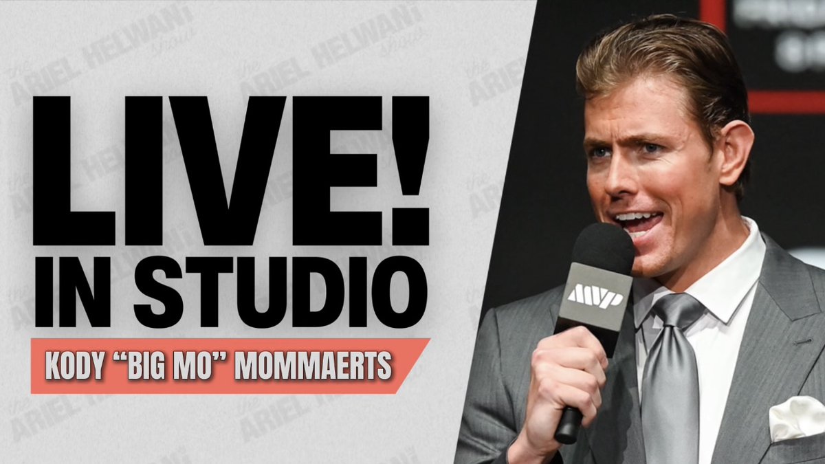 Our first guest of the day, <a href="/BigMo_Official/">Kody ‘BIG MO’ Mommaerts</a>! 🎙️

Join us LIVE! ▶️