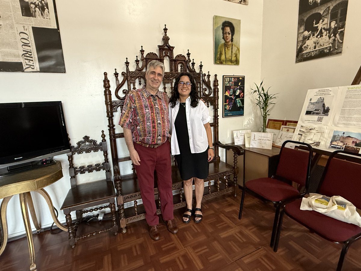 ValdezAssembly's tweet image. Had a wonderful time touring Thalia Spanish Theatre yesterday! Director Angel Gil Orrios walked us through the theater’s 48-year history of cultivating Spanish-language theater, dance and art. We discussed the importance of keeping the arts accessible to everyone.