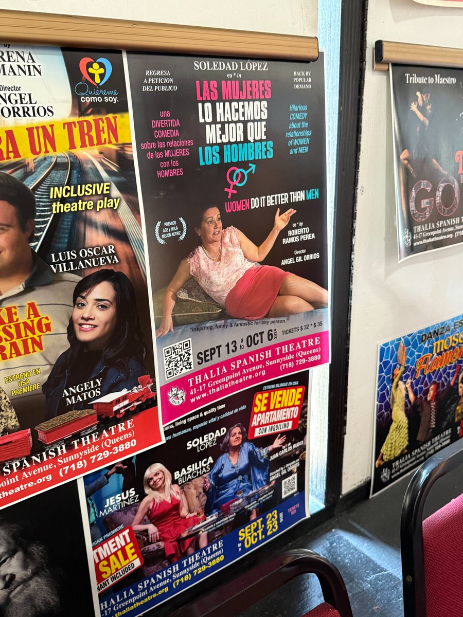 ValdezAssembly's tweet image. Had a wonderful time touring Thalia Spanish Theatre yesterday! Director Angel Gil Orrios walked us through the theater’s 48-year history of cultivating Spanish-language theater, dance and art. We discussed the importance of keeping the arts accessible to everyone.