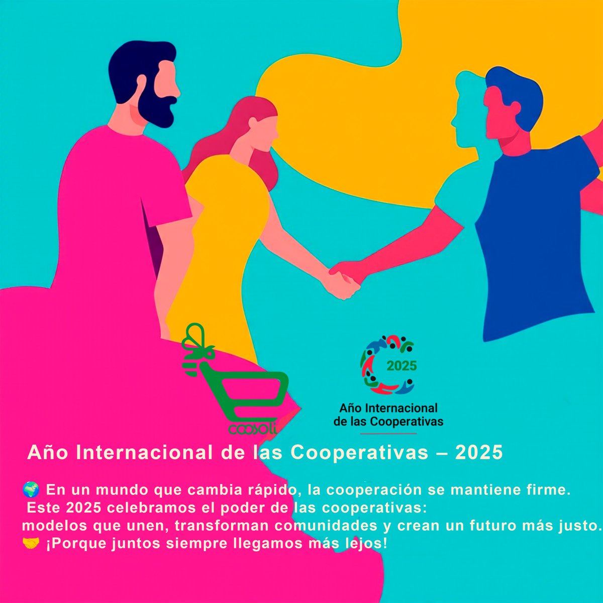 ecoosolicoo's tweet photo. #COOPSDAY #DÍAINTERNACIONALDELASCOOPERATIVAS #COOPSYEAR #AÑOINTERNACIONALDELASCOOPERATIVAS 
Año Internacional de las Cooperativas - 2025
En un mundo que cambia rápido, la cooperación se mantiene firme. 
Haz click aqui https://t.co/3KiyPPtP8R https://t.co/6I1uETHWBn