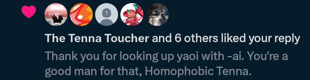 TripleJay1138's tweet image. My life is complete. The Tenna Toucher liked my comment.