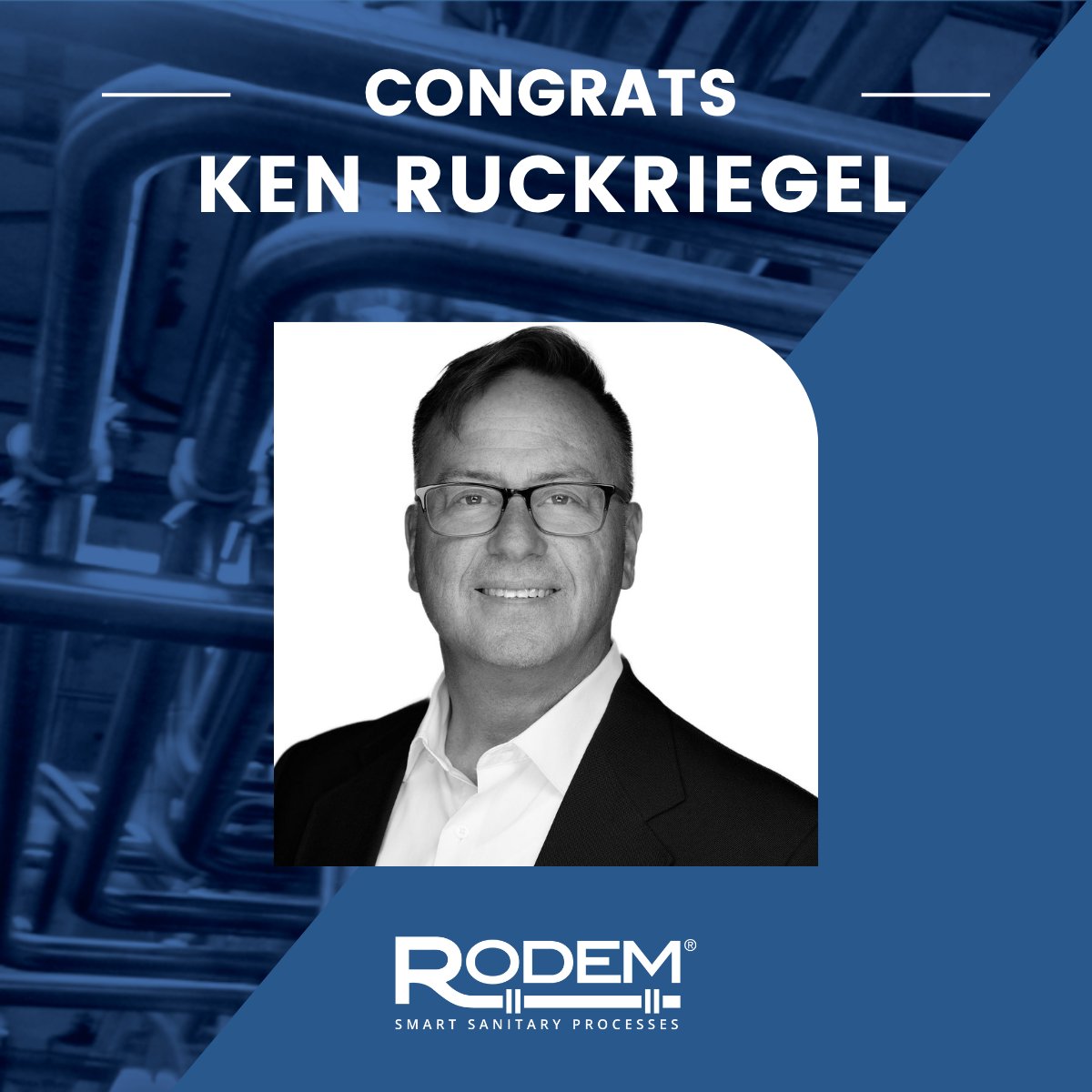 RodemProcess's tweet photo. We are pleased to announce the promotion of Ken Ruckriegel to Southern Regional Sales Manager! Ken's wealth of experience coupled with his strong leadership skills make him the perfect fit for this role. Congrats Ken!
#SalesManager #Leadership #Rodem https://t.co/AEmwjDEEp5