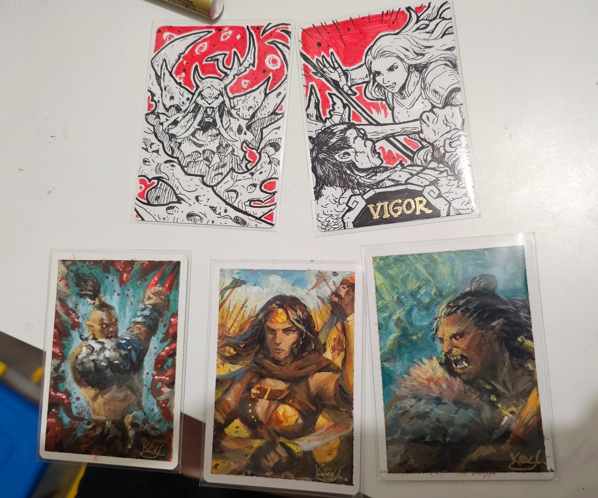 sidh_kev's tweet image. Finished some pre-order of artist proofs and tokens for Flesh and Blood Pro Tour Singapore next week.
Pre-order is still open!