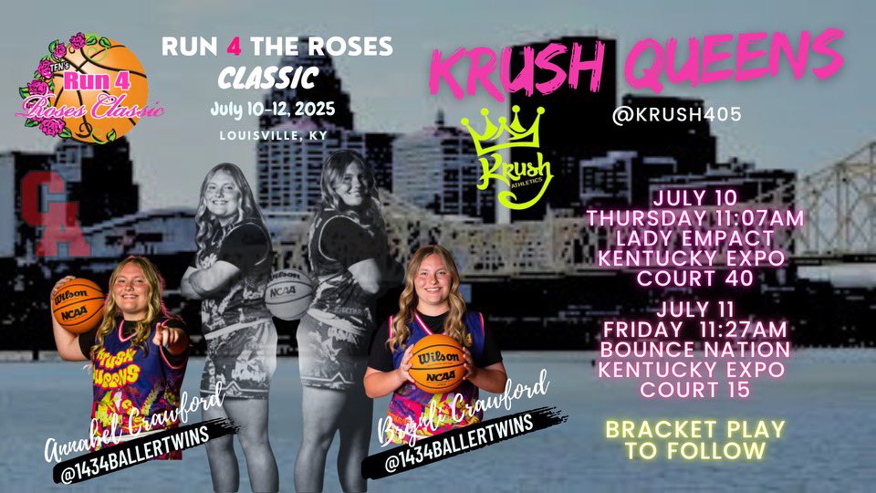 A & B Crawford (@1434ballertwins) on Twitter photo Excited for this weekend!!! <a href="/Okbetweenlines/">OKHSGBBBetweentheLines</a> <a href="/PGHOklahoma/">Prep Girls Hoops Oklahoma</a> <a href="/coachjvick1/">Coachjvick (new)</a> <a href="/LadyTitans_BB/">CA Lady Titans BB</a> <a href="/HighKeeping/">keep it 💯High School Sports</a> <a href="/OKHoopsReport/">OKHoopsVideo</a> <a href="/OKCCBSSPORTS105/">OKC Sports Radio 105.3 - KINB FM</a> <a href="/OklahomaLocalSN/">Oklahoma Local Sports Network</a> <a href="/okhsscores/">Oklahoma HS Extreme</a> <a href="/PUMAHoops/">PUMA Basketball</a> <a href="/coachtwin_84/">Darnell whitaker</a> <a href="/MattReynolds___/">Matt Reynolds</a> <a href="/Liltwin_84/">Coach Dwayne W.</a> <a href="/coachbeechum/">Derrick Beechum</a> <a href="/PRO16G/">NXTPRO Girls League</a> <a href="/NxtProHoops/">NXTPRO Hoops</a> Excited for this weekend!!! <a href="/Okbetweenlines/">OKHSGBBBetweentheLines</a> <a href="/PGHOklahoma/">Prep Girls Hoops Oklahoma</a> <a href="/coachjvick1/">Coachjvick (new)</a> <a href="/LadyTitans_BB/">CA Lady Titans BB</a> <a href="/HighKeeping/">keep it 💯High School Sports</a> <a href="/OKHoopsReport/">OKHoopsVideo</a> <a href="/OKCCBSSPORTS105/">OKC Sports Radio 105.3 - KINB FM</a> <a href="/OklahomaLocalSN/">Oklahoma Local Sports Network</a> <a href="/okhsscores/">Oklahoma HS Extreme</a> <a href="/PUMAHoops/">PUMA Basketball</a> <a href="/coachtwin_84/">Darnell whitaker</a> <a href="/MattReynolds___/">Matt Reynolds</a> <a href="/Liltwin_84/">Coach Dwayne W.</a> <a href="/coachbeechum/">Derrick Beechum</a> <a href="/PRO16G/">NXTPRO Girls League</a> <a href="/NxtProHoops/">NXTPRO Hoops</a>