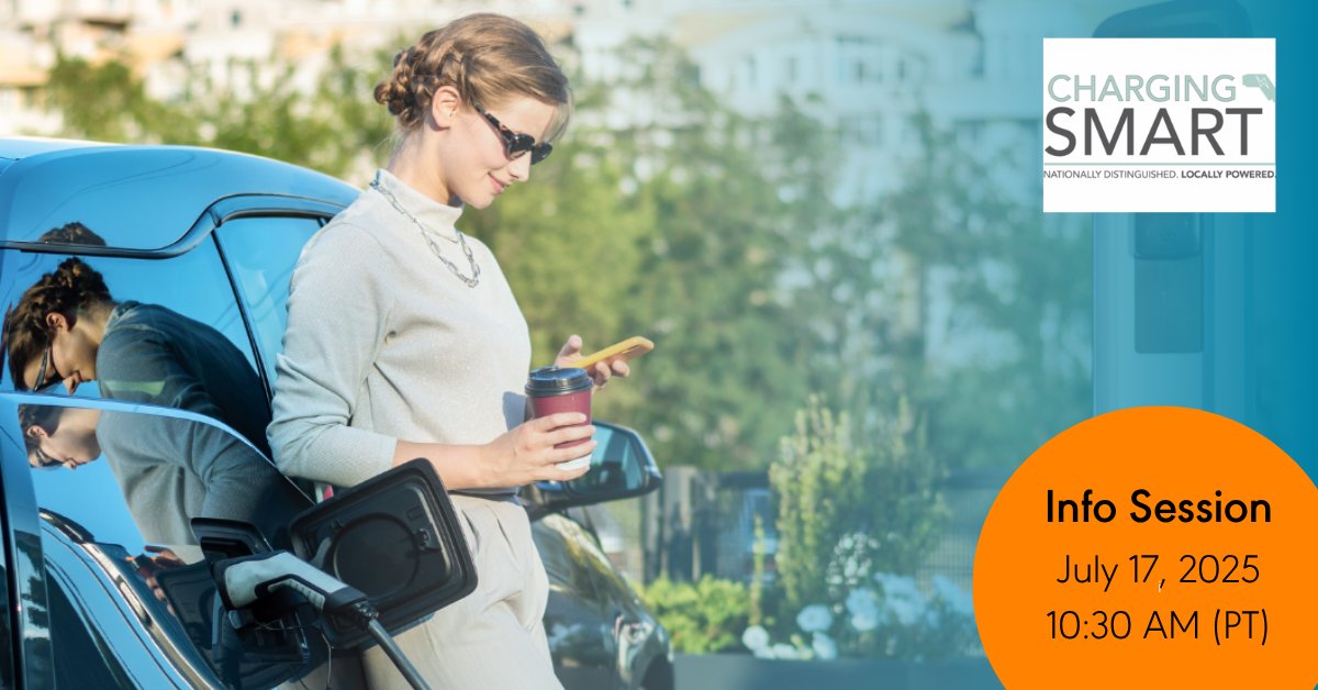 ForthMobility's tweet image. 🔌 Streamline EV charging in your community! Join us on July 17 to learn about Charging Smart by IREC. Perfect for local governments! 

Register here! 
👉 forth.zoom.us/meeting/regist… 

#EVcharging #ChargingSmart #CleanMobility #infrastructure