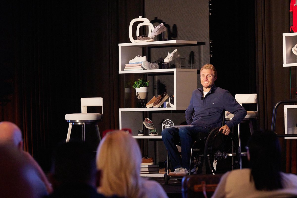 I was given the incredible opportunity to deliver the keynote speech at Famous Footwear’s Leadership Conference – what an honor.

Being in front of hundreds of their top leaders, I shared a message rooted in perseverance, overcoming adversity, and the belief that there are no