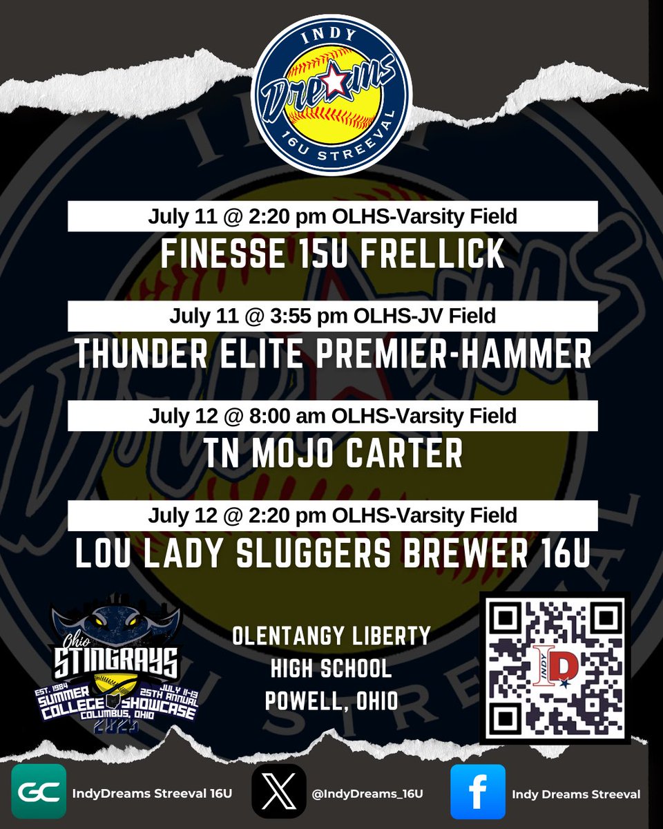 Come watch this talented group play this coming weekend at Ohio Stingrays Showcase! 26’s &amp; 27’s looking for a college home!