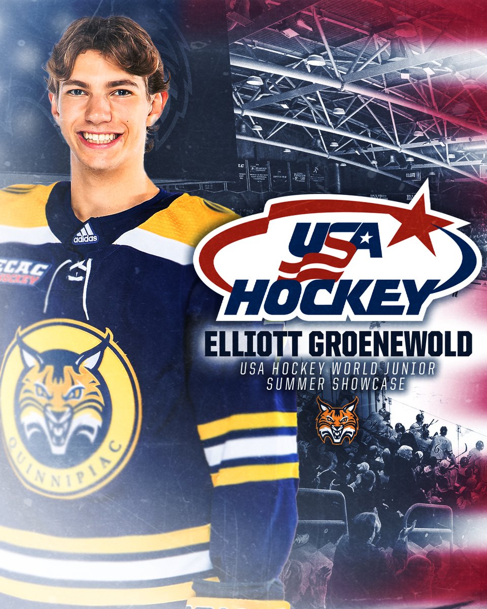 Quinnipiac Men's Ice Hockey (@qu_mih) on Twitter photo Elliott got selected for the 2025 USA Hockey World Junior Summer Showcase at the end of the month in Minneapolis.
#BobcatNation x <a href="/usahockey/">USA Hockey</a> Elliott got selected for the 2025 USA Hockey World Junior Summer Showcase at the end of the month in Minneapolis.
#BobcatNation x <a href="/usahockey/">USA Hockey</a>