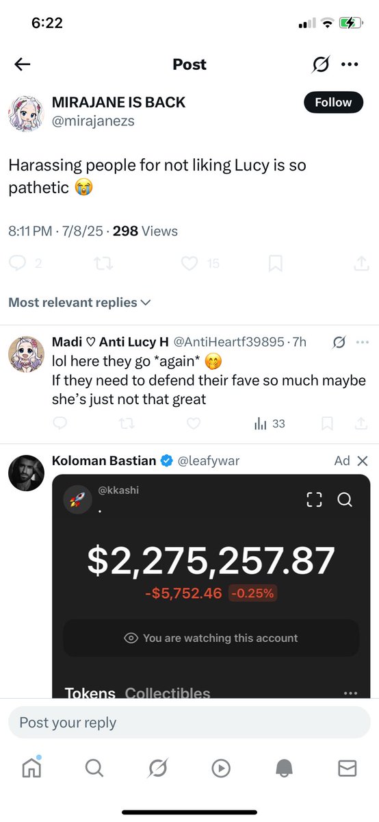thealphalion123's tweet image. Harassing people for liking Lucy is so pathetic