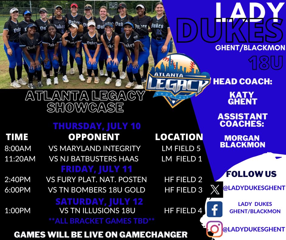 Come check us out at Atlanta Legacy!