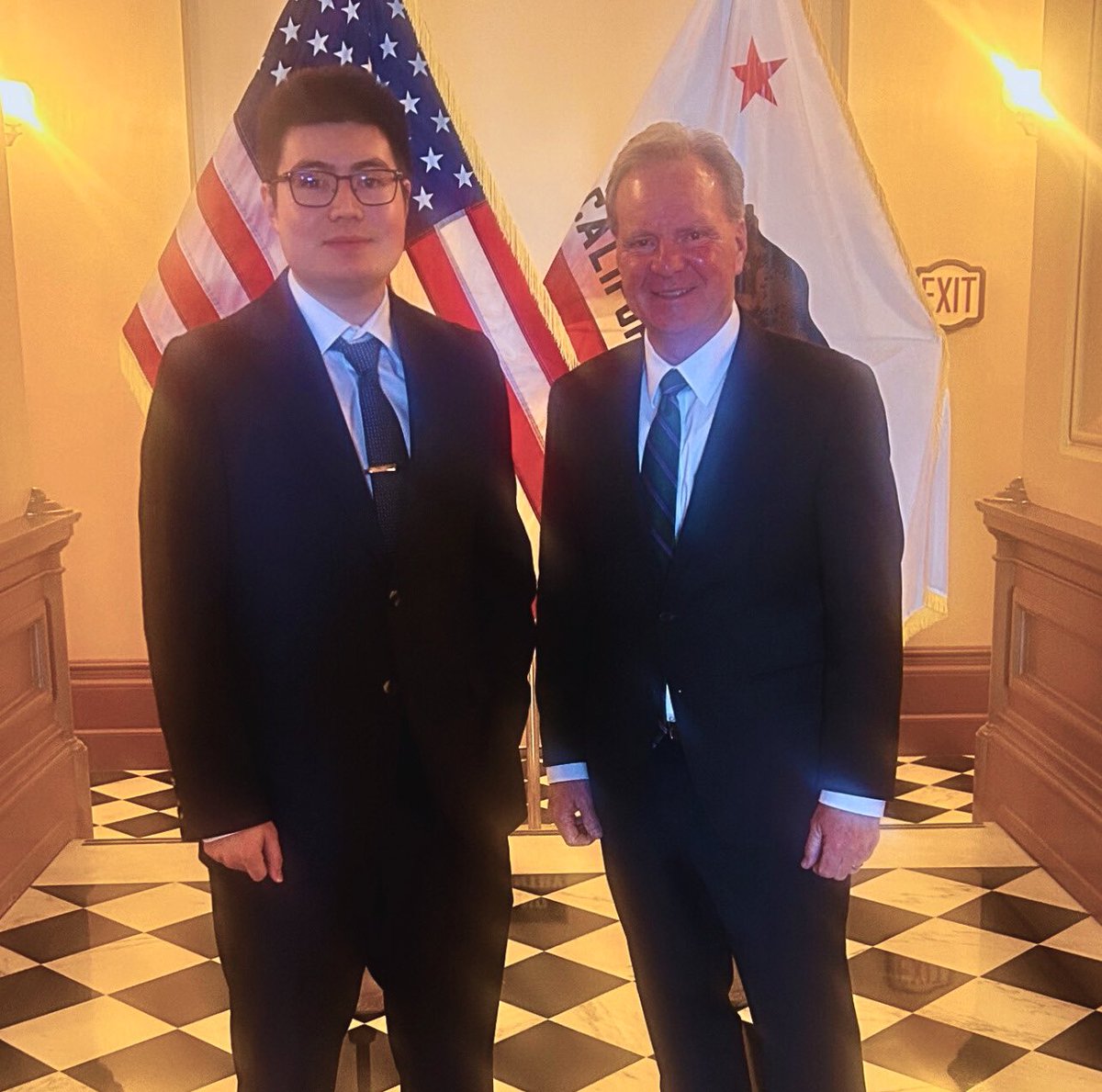 SenDaveCortese's tweet image. A big thank you to Magnus Herrlin, former President of the SJSU Pre-Law Society, for their incredible advocacy in support of my bill, SB 550, to create San Jose’s first public law school!
Magnus has provided powerful testimony before the Senate Education and Judiciary Committees…