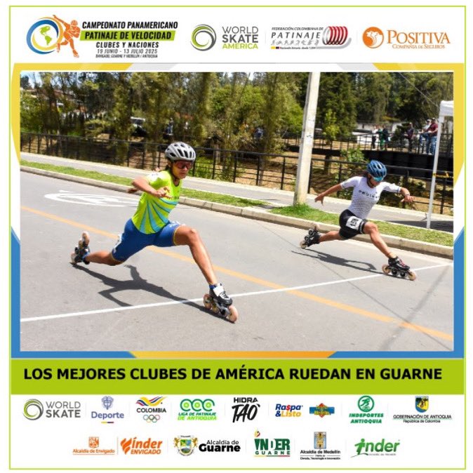 Se bajó la bandera y comenzaron las emociones del Campeonato Panamericano de Patinaje de Velocidad Clubes y Naciones 2025 <a href="/positivacol/">Positiva Seguros</a> que cuenta con la valiosa presencia de los mejores clubes del continente. 

Lea la nota en nuestros canales oficiales 🗞️ lc.cx/7PvYgq