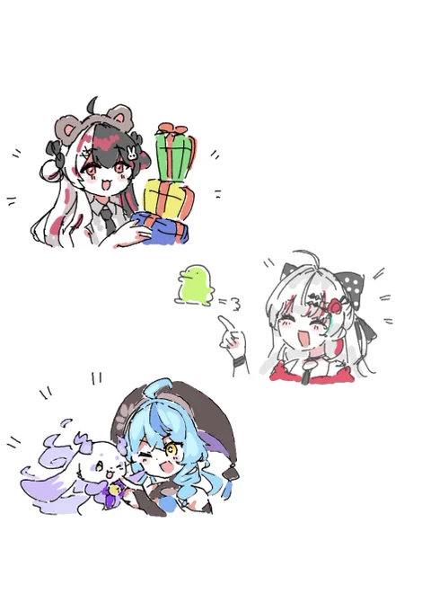 絵チャありがとうございました! 楽しかったのでまたやろうと思います ↓来てくれた方の神絵、そして好き勝手すぎる自分の絵