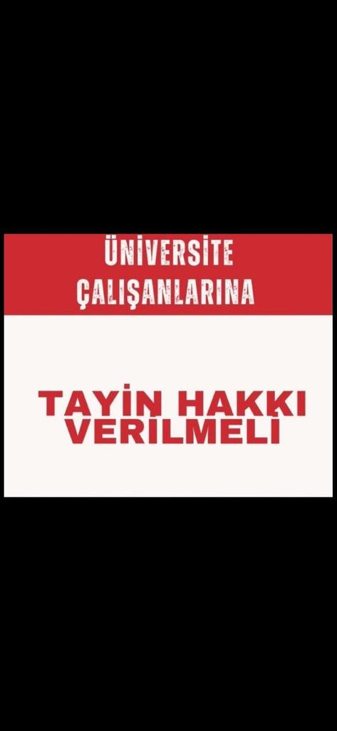 #UnvMemBedelliTayin
