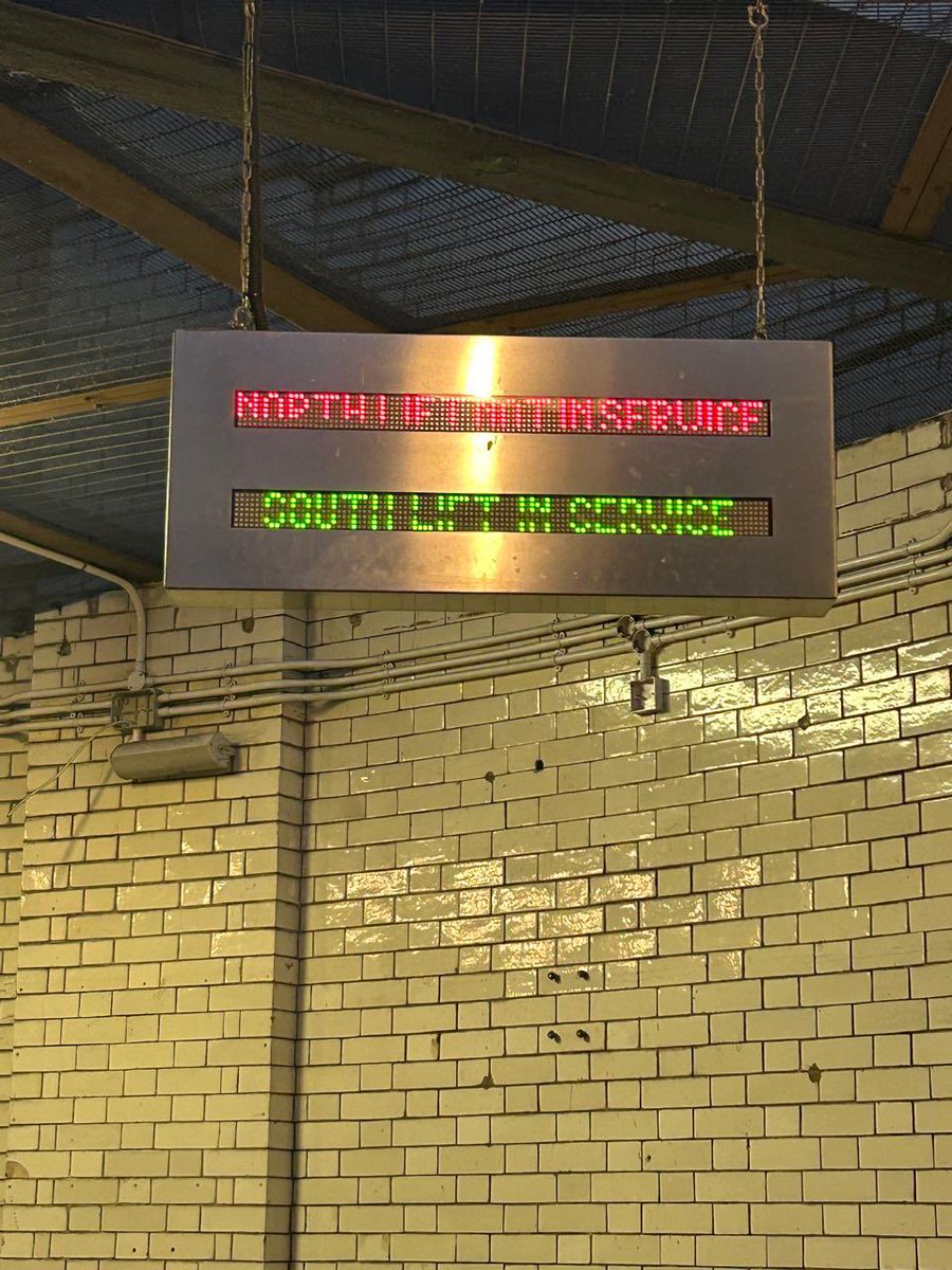 South Lift is back on service, but North Lift is still out!