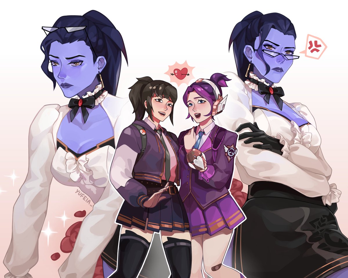 yufeia_'s tweet image. As expected- this teacher has many admirers~
#Overwatch2 #Widowmaker #Juno #kiriko #Overwatch2Fanart