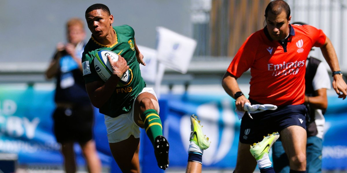 SAJuniorRugby's tweet image. “They are a humble bunch and immediately after the game in the changeroom room they were happy, but there was a real purpose amongst them to move onto the next job” - more here: tinyurl.com/5debcaux 🗣
#JuniorBoks #PoweredByUnity #WorldRugbyU20s