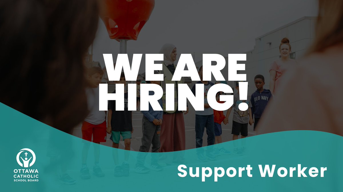 OttCatholicSB's tweet image. 💫 Have a heart for helping kids thrive? Join our team providing before & after school care (ages 4–12)! Support growth through play, encouragement & care.
🔗 Apply here: ocsb.simplication.com/applicant/jobp…