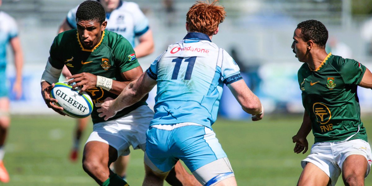 SAJuniorRugby's tweet image. “They are a humble bunch and immediately after the game in the changeroom room they were happy, but there was a real purpose amongst them to move onto the next job” - more here: tinyurl.com/5debcaux 🗣
#JuniorBoks #PoweredByUnity #WorldRugbyU20s