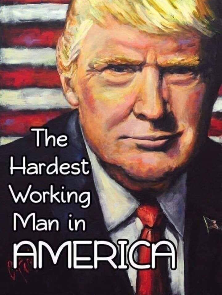 BaronJTrump's tweet image. I Agree that he is the most hardworking President
Do you agree?
