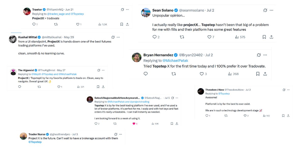 projectxtrading's tweet image. We can do fancy quote boards, too!
The numbers don't lie - come see why more and more traders are trading on ProjectX; getting funded quicker and keeping more money in their live brokerage accounts than any other platform.