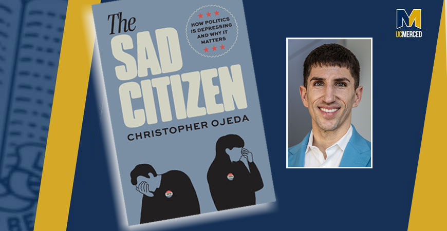 Disappointment. Grief. Loss. A set of emotions far less incendiary but just as damaging to democracy.

Read more about <a href="/ucmerced/">UC Merced</a> PoliSci professor Christopher Ojeda's new book “The Sad Citizen: How Politics is Depressing and Why It Matters” here ⤵️
ucm.edu/z0oiu3