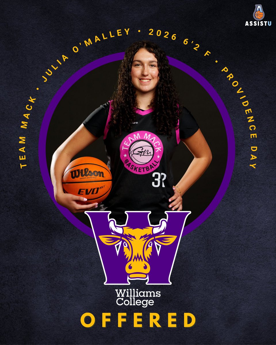 Julia O’Malley (@juliaomalley26) on Twitter photo After some great conversations, I am grateful to receive an offer from Williams College! Thank you <a href="/_zwalker_/">Zenoviah</a> and Coach Manning for believing in me!
<a href="/ephswbb/">Williams WBB</a> <a href="/Assist_U_/">AssistU Recruiting</a>
<a href="/PDSgirlsBBALL/">PDS Girls BBall</a> <a href="/TeammackBball/">TeamMackBasketball</a> After some great conversations, I am grateful to receive an offer from Williams College! Thank you <a href="/_zwalker_/">Zenoviah</a> and Coach Manning for believing in me!
<a href="/ephswbb/">Williams WBB</a> <a href="/Assist_U_/">AssistU Recruiting</a>
<a href="/PDSgirlsBBALL/">PDS Girls BBall</a> <a href="/TeammackBball/">TeamMackBasketball</a>