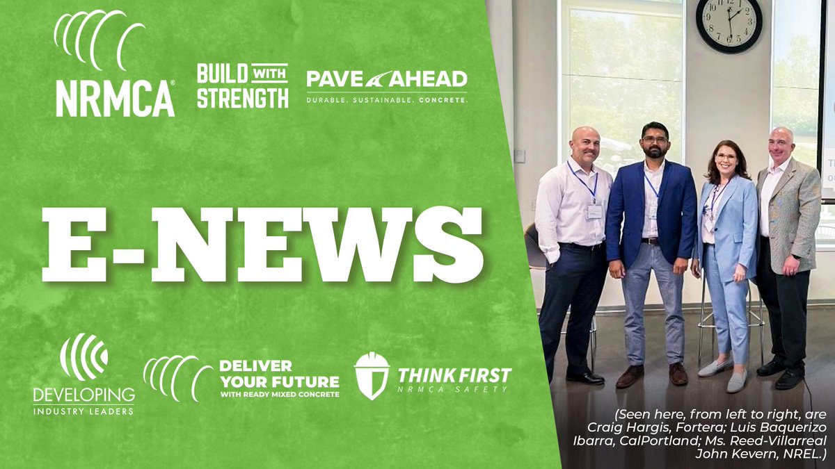 NRMCA Advocates for Concrete Industry at Critical Technologies Event in Colorado – Read more on this week's #NRMCA E-News: bit.ly/4lhcpwR

Be sure to stay updated and subscribe to our newsletter: ow.ly/Lq7M50WggVr

#concrete #enews #construction #buildwithstrength
