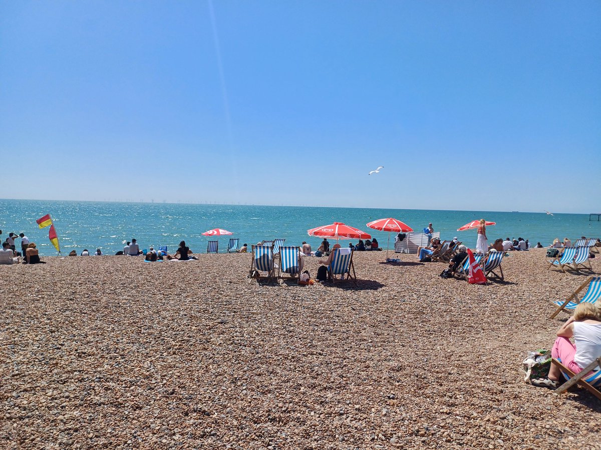 A day off for the Group in Brighton. Enjoying sun, sea and fish&amp;chips! 😎🏖