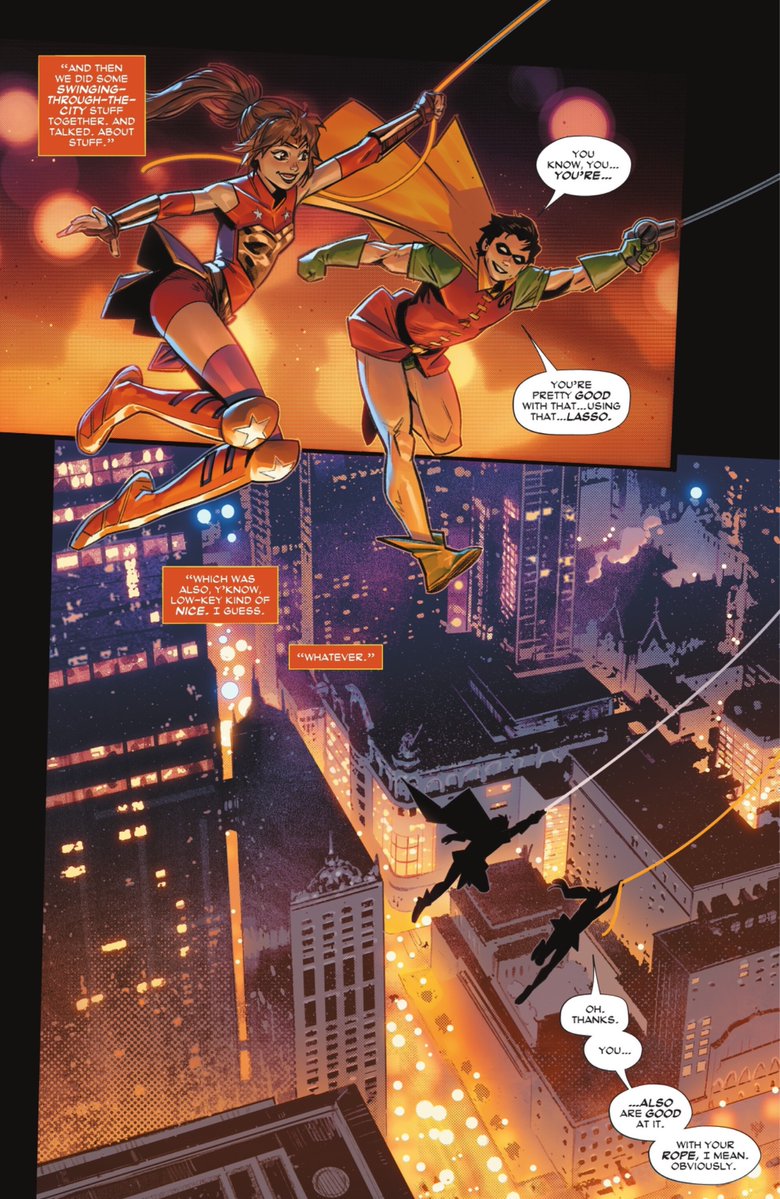 _AJForever101's tweet image. Trinity - Daughter of Wonder Woman #2 is out today!
Written by @TomKingTK this issue was great with a really fun dynamic between Lizzie and Jason, the art by @BelenOrtega_ was of course amazing too.
#WonderWoman #Batman #Superman #Robin #RedHood #ComicArt #dccomics