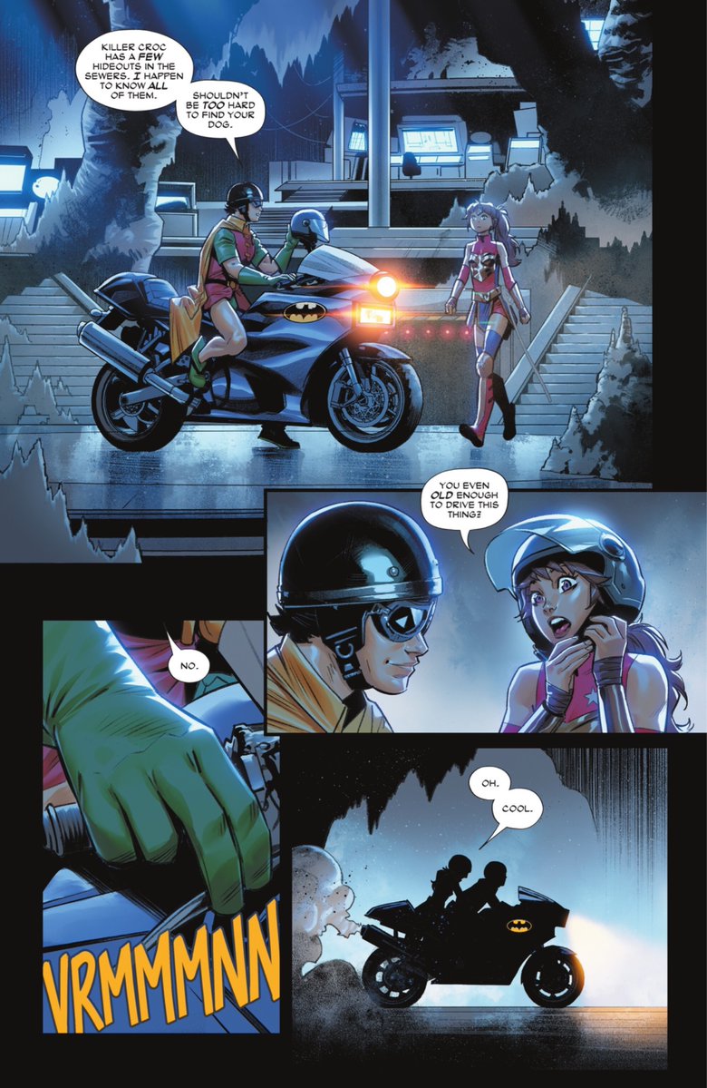 _AJForever101's tweet image. Trinity - Daughter of Wonder Woman #2 is out today!
Written by @TomKingTK this issue was great with a really fun dynamic between Lizzie and Jason, the art by @BelenOrtega_ was of course amazing too.
#WonderWoman #Batman #Superman #Robin #RedHood #ComicArt #dccomics