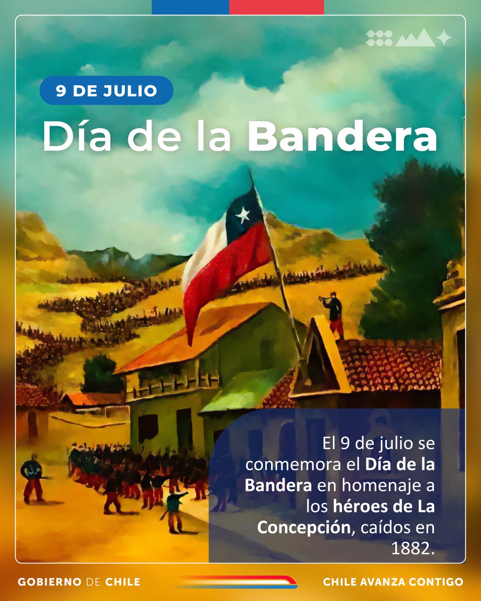 Hoy conmemoramos con orgullo el Día de la Bandera, en memoria de los 77 héroes del Combate de La Concepción, caídos en 1882 durante la Guerra del Pacífico.