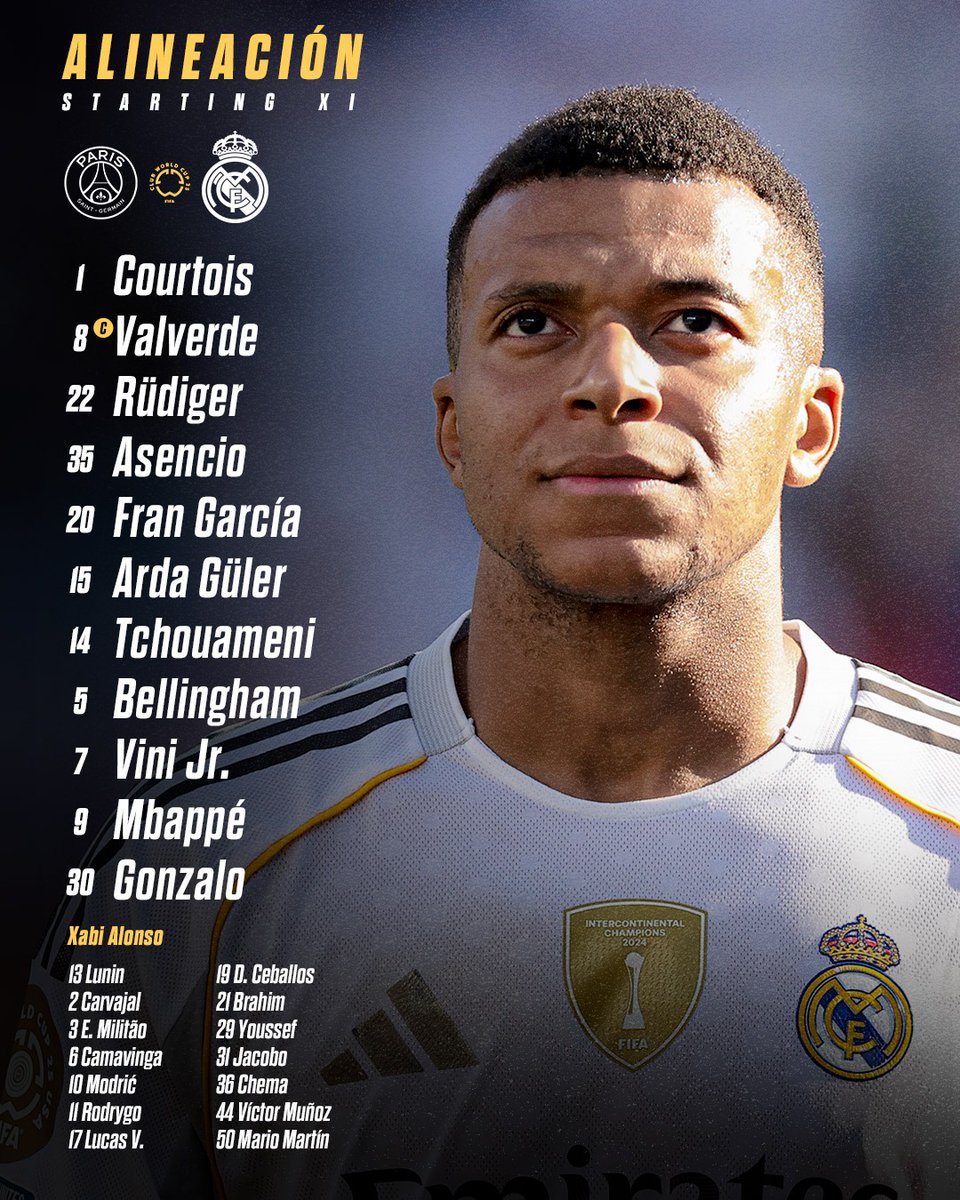 📋✅ Our starting XI!
🆚 <a href="/PSG_English/">Paris Saint-Germain</a>
