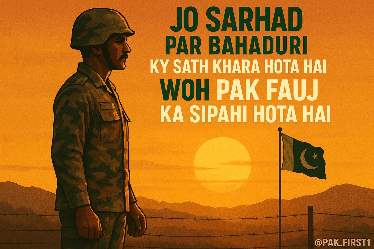 thbablu470's tweet photo. Not just a soldier — he’s the wall between peace and chaos, the pride of every Pakistani. 🪖🇵🇰
#PakistanFirst #WatanKaySipahi #PakistanisMyRedline #NationStandsWithArmy #PakArmyForPeace #ShaheenForce
#louisvuitton #JAKE https://t.co/p77sC0rf4n