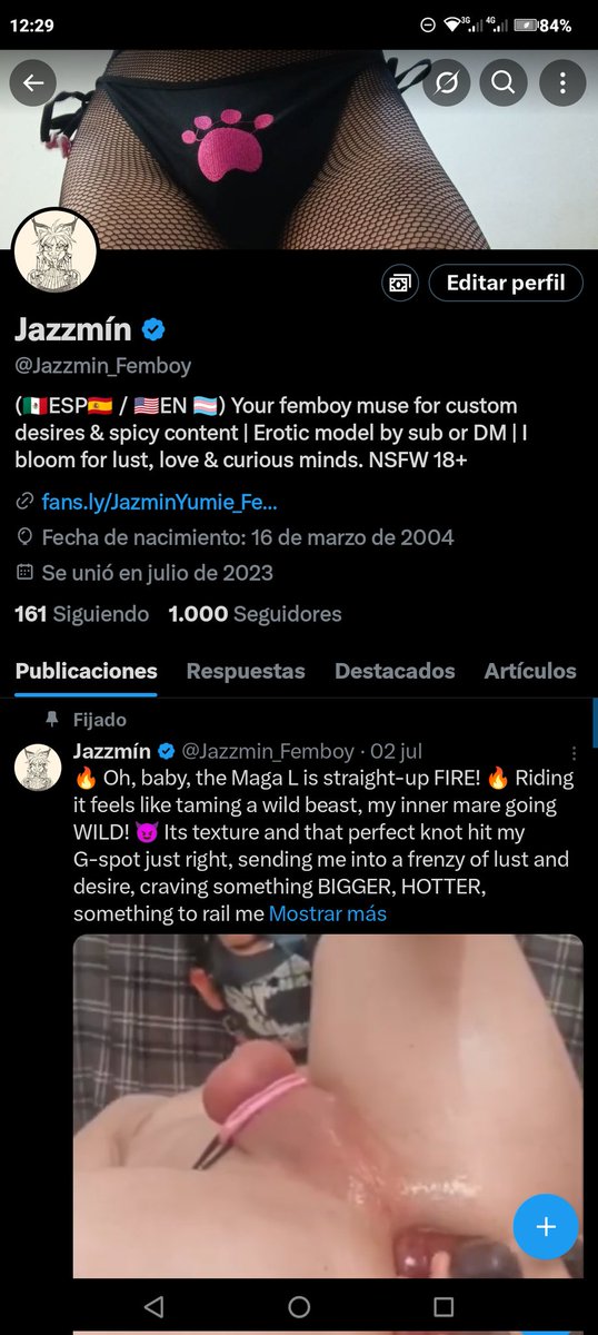 🎉 Wow, 1K followers ! 🥳 Huge thanks to each of you for the love and support. This is just the start—let’s keep growing together! 💖 #1KMilestone #JazzminFemboy #ThankYou