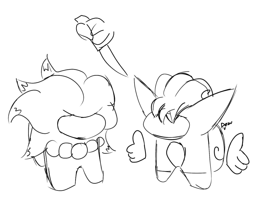 Dezulovian_V's tweet image. Tenía rato sin tocar el Ibispaint de teléfono y salió está chingadera. Que difícil es dibujar con el dedo. xd