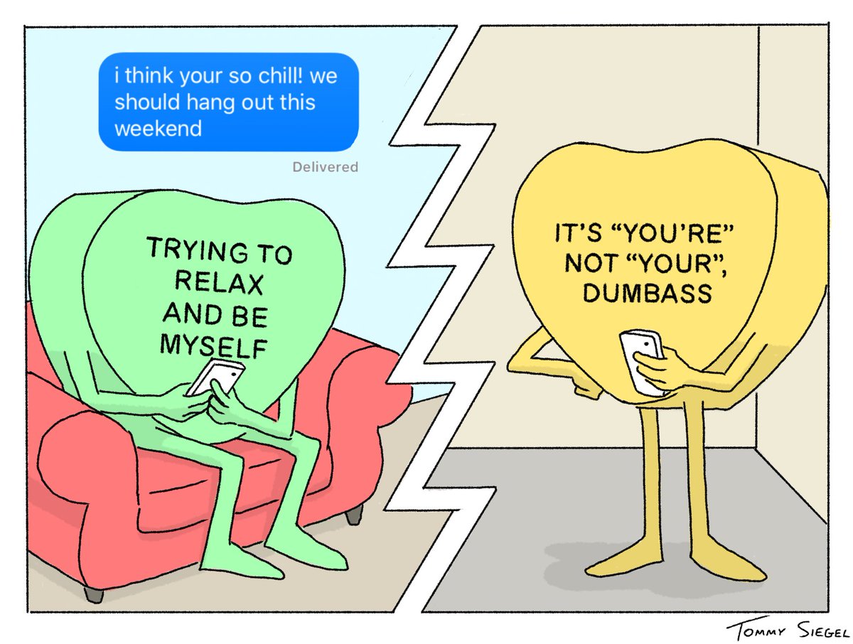 it's hard to be you'reself these days 
