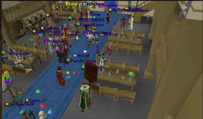 Hallowed_RS's tweet photo. One of our clannies embarked on goal to get Yama pet or 2000kc. Jabro solo’d Yama 2000 times and couldn’t get the pet. So they decided to host a drop party with most of the uniques they got on that grind. https://t.co/lpNUX1obNA