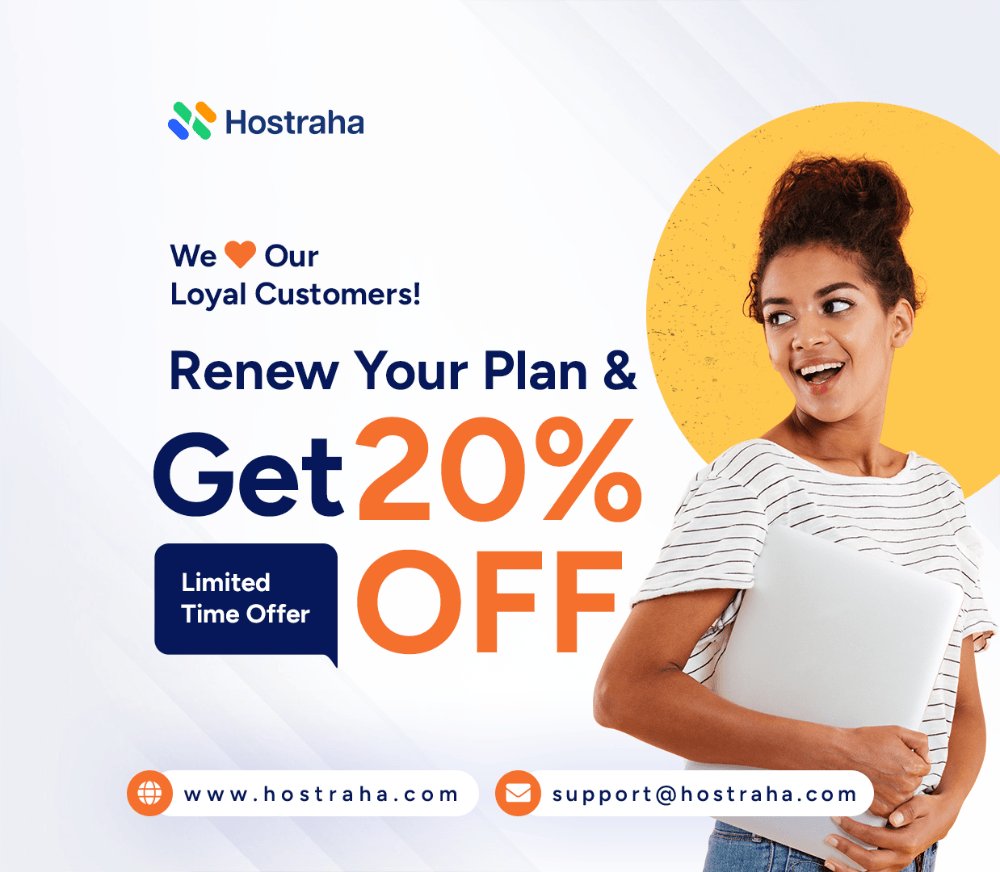 hostraha's tweet image. We ❤️ our loyal customers! Renew your plan &amp;amp; get 20% OFF . 🎁 Limited time only! 💬 DM ‘LOYALTY’ to claim. #HostrahaLove #CustomerAppreciation #KenyaBiz