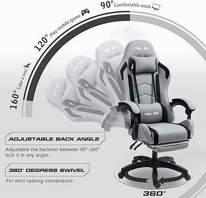 AlsaifSayed's tweet image. كرسي كمبيوتر للألعاب مريح من فينيسين، مصنوع من القماش عالي الظهر، قابل للإمالة والتعديل والارتفاع مع دعم للرقبة وتدليك أسفل الظهر مناسب للمكتب أو الألعاب (رمادي)
amzn.to/4lNLOHH